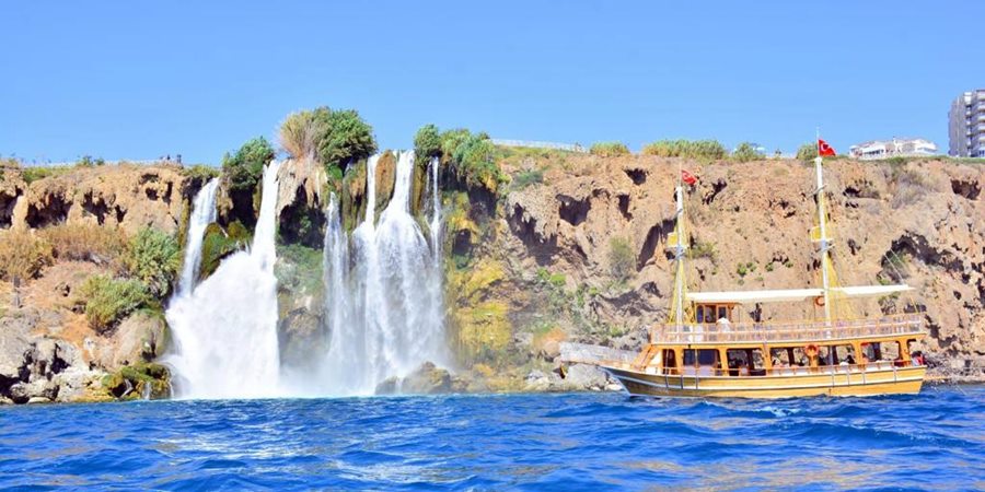 Relax Boat Trip in Antalya: Serene Cruise with Düden Waterfall & Swimming