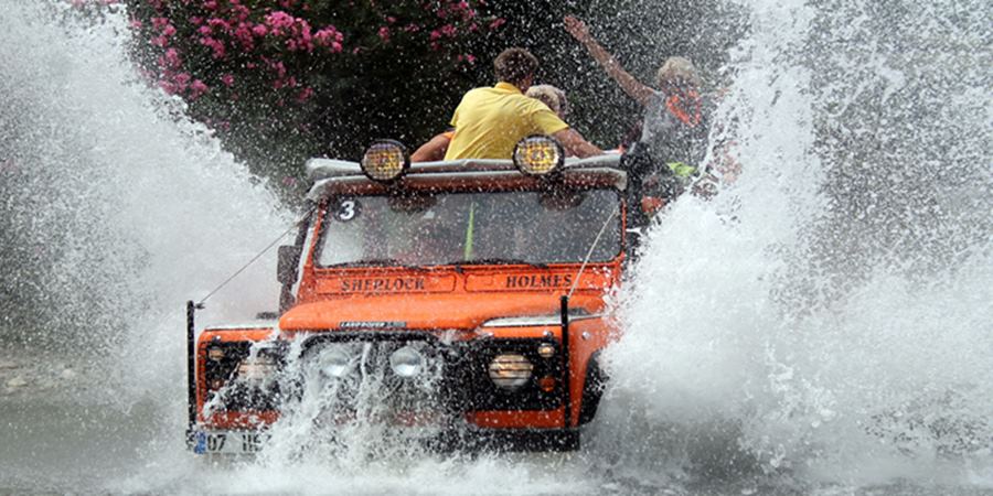 Jeep Safari Tour Antalya Góry Taurus i Przygoda Wodospad Ucansu