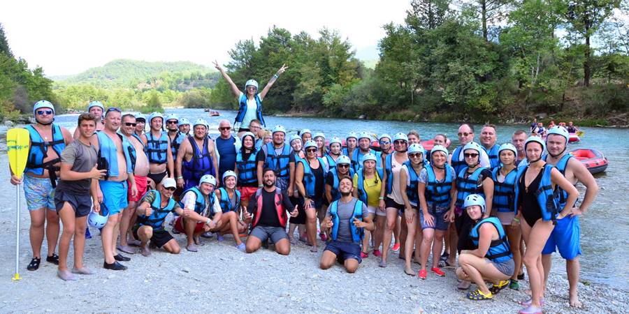 Rafting Canyoning Ziplining Tour Antalya Köprülü Canyon 3-w-1 Przygoda