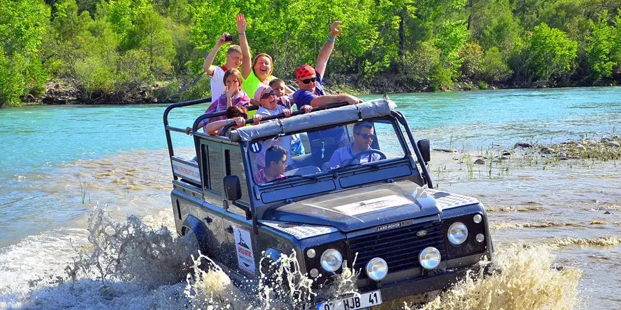 Alanya Jeep Safari & Rafting Tour: 2-w-1 Przygoda w Kanionie Köprülü